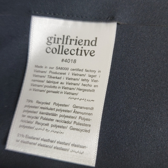 Girlfriend Collective Black Sporty High Rise Compressive Skirt/Skort Sz 5X NEW - Picture 9 of 12